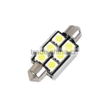 SGS verified, Hot selling, best seller, high quality, Festoon led bulb 6SMD5050 canbus led car light 12V