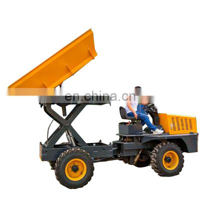 2.5 Ton High lifting oil palm 4x4 mini dumper