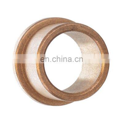 Factory Customize Flange Bronze Oil Sintered Bushing Pressed In High Pressure and Oil Sintered In Vacuum.