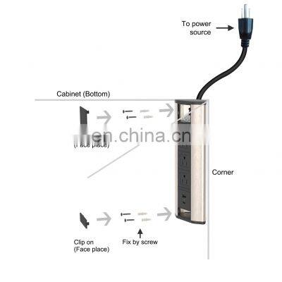 US Socket With Type C Charger and Aluminium Frame photo-4