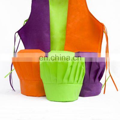 2021 Hot Sale Customized Restaurant Children Kids Drawing Little Cooks Maternity Apron with Custom Printing