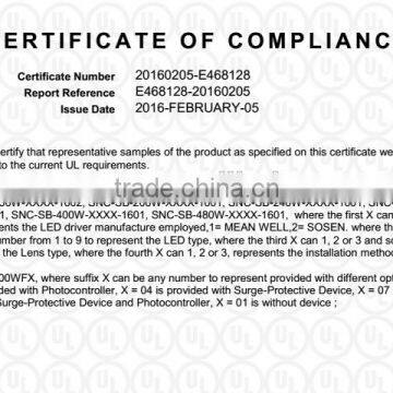 Super Slim New Design UL CUL Approved Led Shoebox Light 480W photo-6