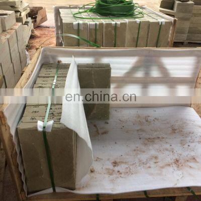 Own Factory Cheap Price Cut Sandstone Blocks Natural Surface Driveway Paving Stone Beige Sandstone photo-4