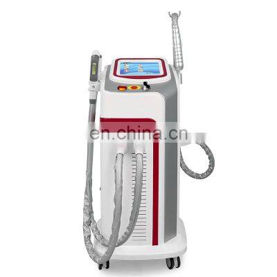 3 IN 1 OPT Elight IPL Permanent Hair Removal RF Yag Laser Tattoo Removal Machine picosur