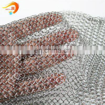 stainless steel decorative ring metal mesh fabric