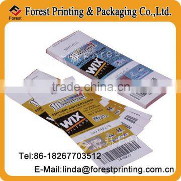 printing anti-fake numbered tickets admission ticket coupon printing