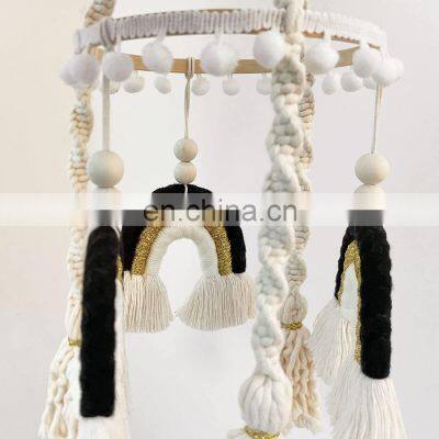 Crib Mobile Baby Mobile for Bassinet, Black and White Mobile for Baby, High Contrast Mobile Cheap Wholesale photo-5