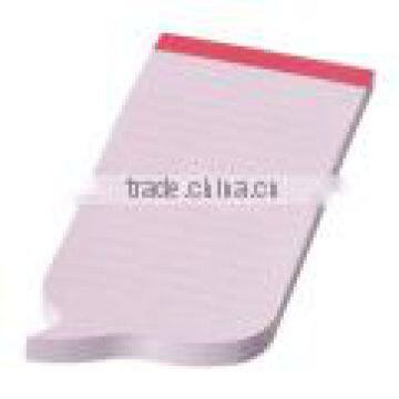 Magnetic memo pad with line
