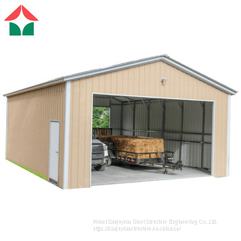 China Hot Sale Prefabricated Steel Structure Car Shed Garage Building photo-4