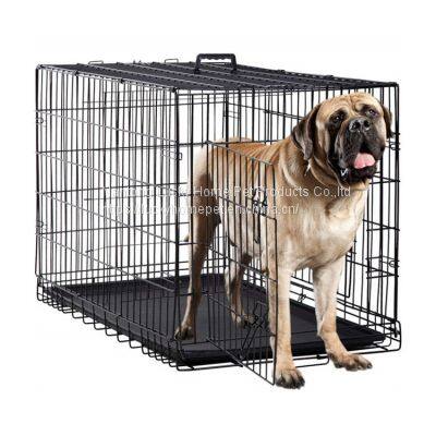 Best quality dog kennels large outdoor pet large folding wire pet cages for pet shop large dog cat house metal dog crate