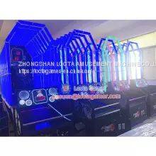 Guangdong Zhongshan Tai Le Play Children's Indoor and Outdoor Recreation Equipment Coin-operated Playground Basketball Machine Basketball Stars Colorful Cool Shooting photo-2