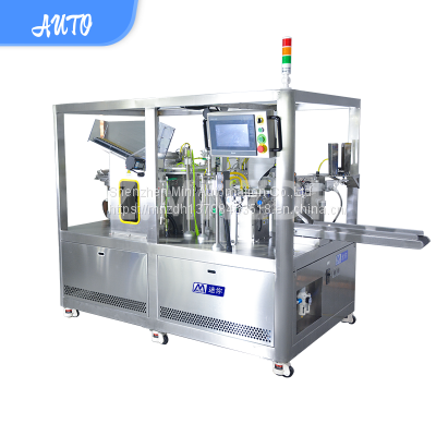 mini type ENFit adaptor plastic spoon horizontal packing machine Oil Juice Liquid Filling Machine