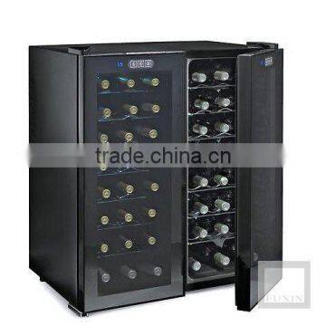 FUXIN:JC-140SFW.Thermoelectric wine cooler with 2Full glass door / Wine chiller.