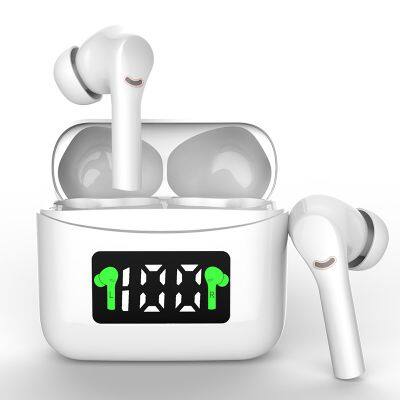 J5 Anc Enc Active Noise Cancelling Led Power Display Touch Waterproof Tws True Wireless Headset Earbuds Headphone Earphone