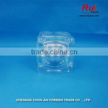 hot sale acrylic cream jar,transparent color arcylic cream jar for personal care