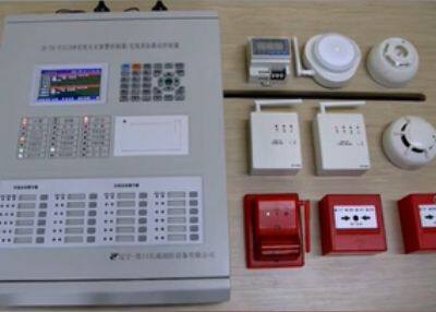Wireless Fire Alarm Smoke Detector Fire Detection With Fire Fighting Security Equipment