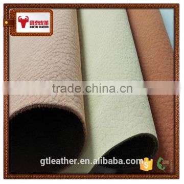 Tannery genuine embossed cow split leather