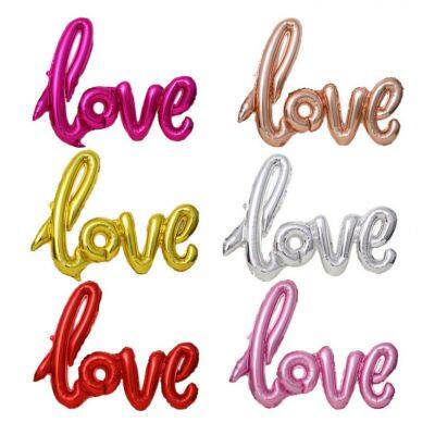 Wedding Party Supplies Helium Number Letter Balloons 40 Inch Valentines Day Happy Birthday Decorations love Foil Balloon