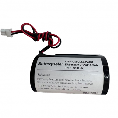 Visonic Powermax Battery for MCS-710, MCS-720, MCS-730, 3.6v Siren Alarm Replacement 0-9912-K, ER34615M/W200(A) ER34615M,14500mAh/2A)