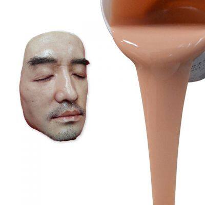 elastomer two parts liquid silicone rubber for life face casting fast curing silicone rubber