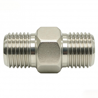 Adaptador de união de glande VCR em aço inoxidável com vedação de gaxeta metálica do tipo Swagelok em tamanhos 1/2'' e 1/4''