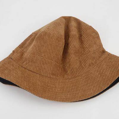 Wholesale Summer 100% Cotton Corduroy Customized Embroidered Red Bucket Hat Custom Bucket Hat With Custom Logo photo-3