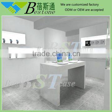 Grey artificial granite marble top wooden laptop table