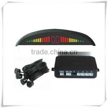 Colorful waterproof Car Reverse parking sensor LED display parking sensor system 4 sensors led parking aid