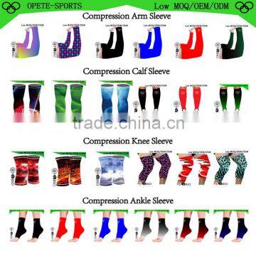 Compression sleeves--Compression arm/calf/knee/ankle sleeve for cycling,basketball,football any sports--Anti-UV,Moisture wicking