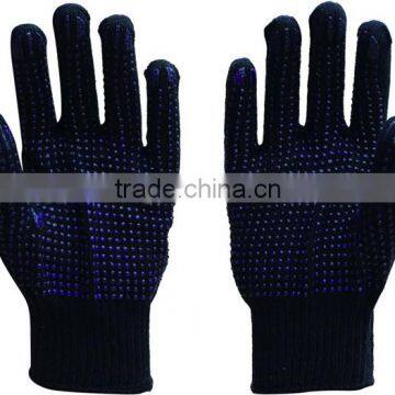 KNITTED PVC DOTTED GLOVES FOR WORKING