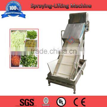 Operational Spraying Lifting Pre-washing Vegetable Cleaning Machine