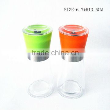 glass grinder pepper bottle