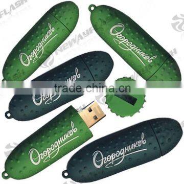 OEM service vegetable cucumber shape usb flash dirve 3.0