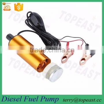 12V Water Oil Diesel Fuel Transfer Pump Submersible On/Off Switch Aluminum