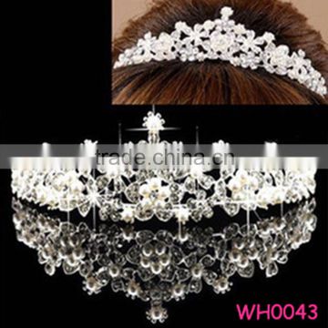 Europe and American popular bridal tiaras princess crown for girls