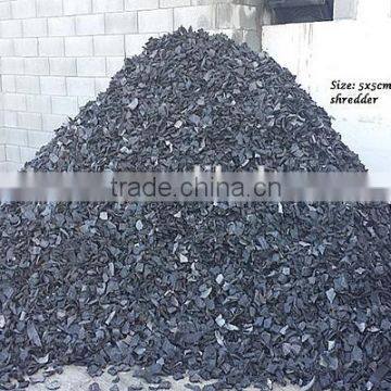 waste tire crusher machine/processing tyre crumb