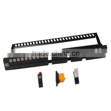 Cat6 UTP 24 ports Patch panel with plate