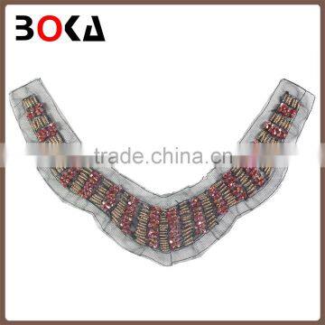 fashion rhinestone ladies collar new design neck collar for clothes fake appliques