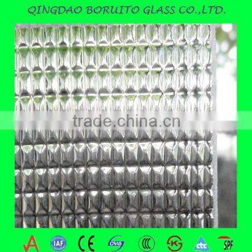 2mm-6mm patterned glass, embossed glass with CE