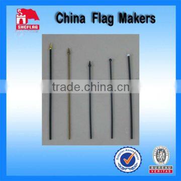 Hand Flag Pole Fit For Customized Logo Design Flag Printing