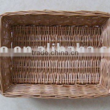 OEM 28*21*7cm fruit wicker basket