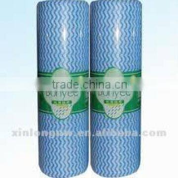60% Rayon & 40% PET Nonwoven Cleaning Wipes