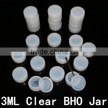 3ml transparent concentrate silicone container nonstick custom silicone rubber container for slick extracts