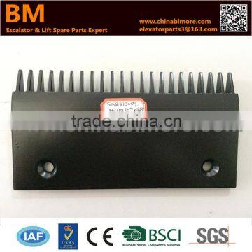 SMR313762,Escalator Comb Plate for 9300,199.4x107mm,Tooth Pitch 9.068,Hole Spacing 145,22T,Black