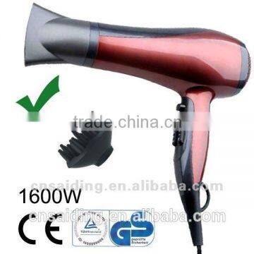 Classic design DC motor 2200W high temp.professional hair dryer SD-808