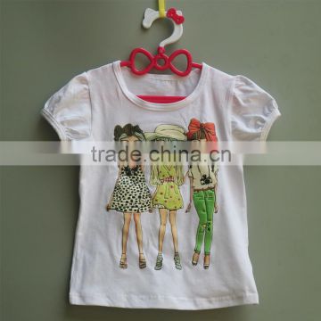 Competitive price top sell kids grid shirts children t-shirt girls t-shirt summer kids t shirt wholesale