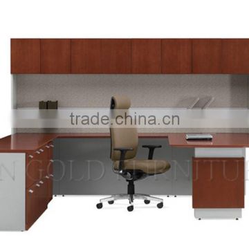 desk with hutch/staff desk with file cabinet/desk with cabinet bookcase (SZ-OD220)