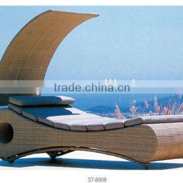 2014 Latest Design Rattan Outdoor Furniture Sun Bath Lounge Bed for foshan guangdong                        
                                                Quality Choice