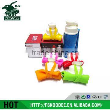 personalized oem fashion style silicone water bottle