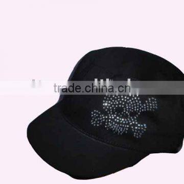 fashion cap with skull diamond logo
